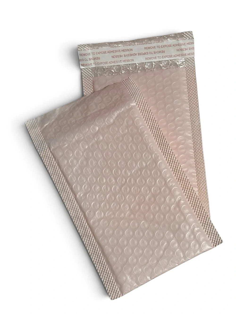 10 Pale Pink Bubble Mailers&10 stickers-Pack of Protective Pink Padded Envelopes